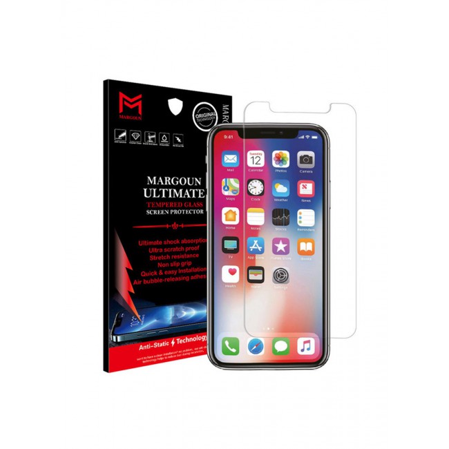 MARGOUN Tempered Glass Screen Protector For Apple iPhone 12 Pro Max Clear