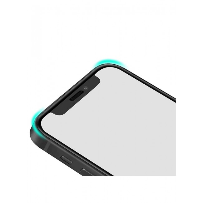 MARGOUN Tempered Glass Screen Protector For Apple iPhone 12 Pro Black/Clear
