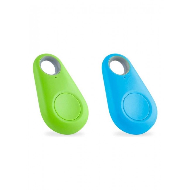 MARGOUN 2-Pack Smart Bluetooth Tracker Anti-Lost Tag GPS Locator Camera Remote Shutter Blue/Green