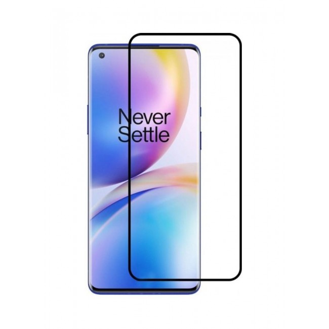 MARGOUN 3D Tempered Glass Screen Protector for OnePlus 8 Pro Clear/Black