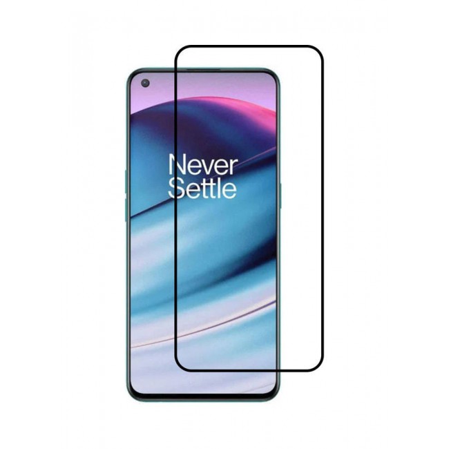 MARGOUN Ultimate 3D Tempered Glass Screen Protector for OnePlus Nord CE 5G Clear/Black