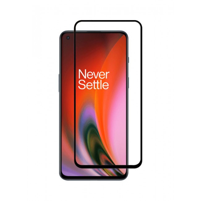 MARGOUN Grand Shieldz 3D Tempered Glass Screen Protector for OnePlus Nord 2 5G (6.43 inch) 2021 Clear/Black