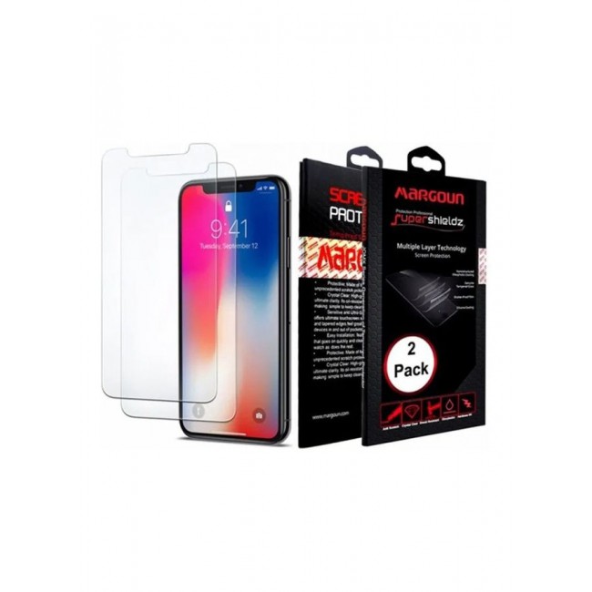 MARGOUN 2-Piece Screen Protector For Apple iPhone X and Xs Clear