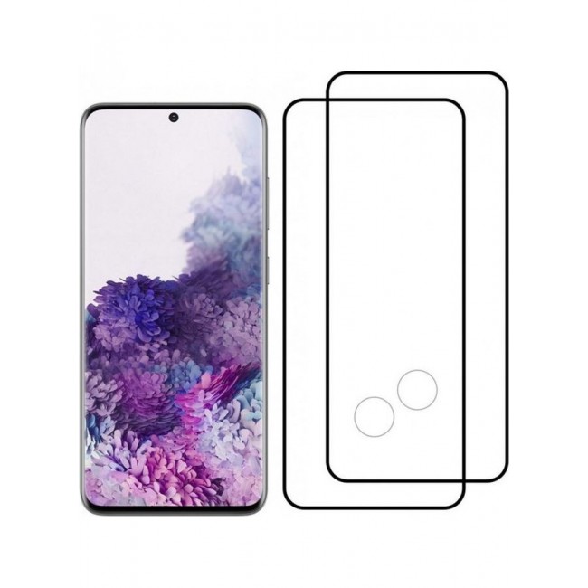 MARGOUN Pack Of 2 Tempered Glass Screen Protector For Samsung Galaxy S20 Plus clear