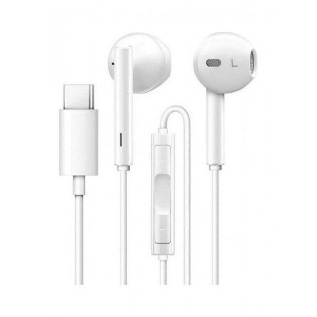 HUAWEI Type C Wired In Ear Headphones With Mic White