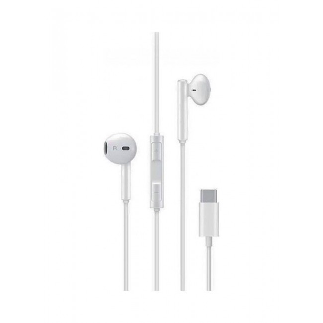 HUAWEI Type C Wired In Ear Headphones With Mic White