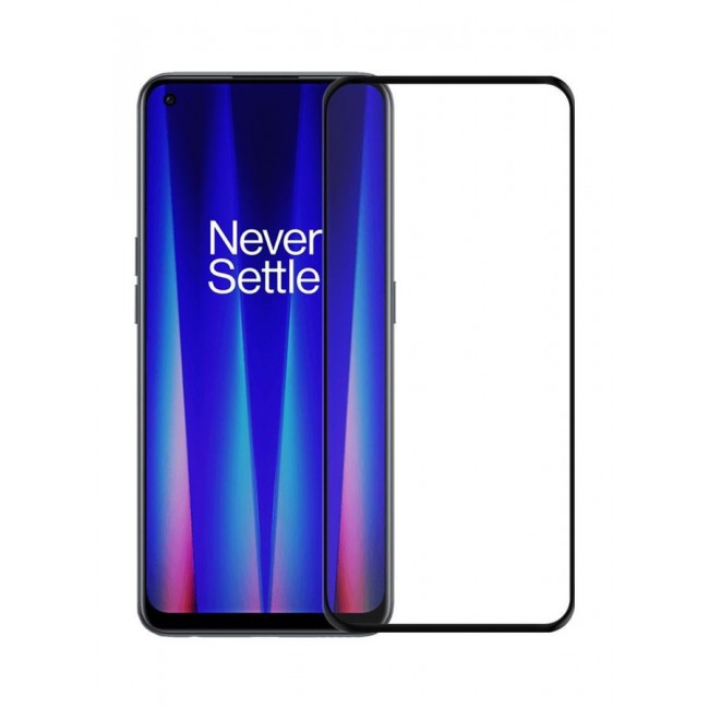 MARGOUN Pack of 2 Premium Screen Protector For OnePlus Nord CE 2 (2022) 5G Clear/Black