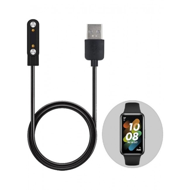 MARGOUN Charging Cable for Huawei Watch Fit / Huawei Band 6 / Huawei Band 7 / Honor Band 6 Magnetic USB Fast Charging Cord 50cm Black
