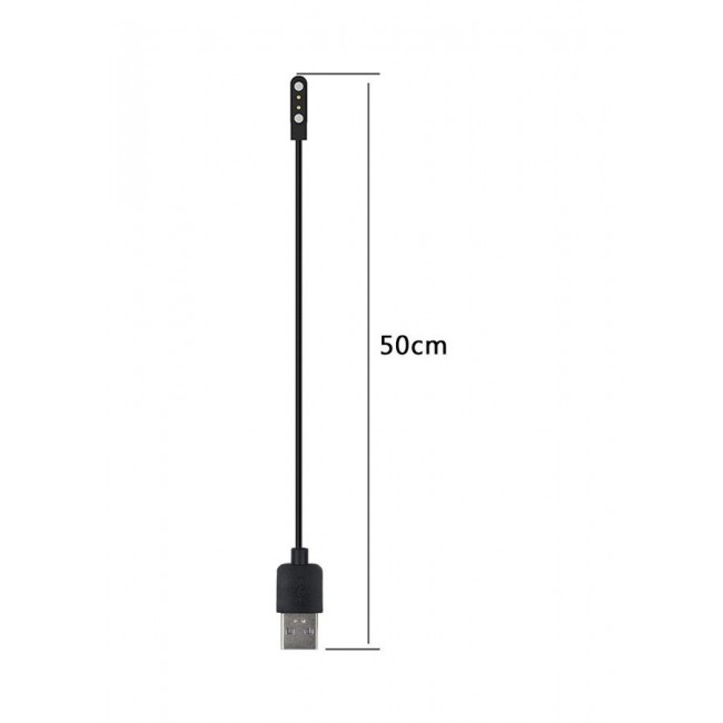 MARGOUN Charging Cable for Huawei Watch Fit / Huawei Band 6 / Huawei Band 7 / Honor Band 6 Magnetic USB Fast Charging Cord 50cm Black