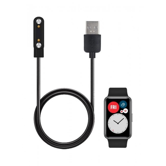 MARGOUN Charging Cable for Huawei Watch Fit / Huawei Band 6 / Huawei Band 7 / Honor Band 6 Magnetic USB Fast Charging Cord 50cm Black