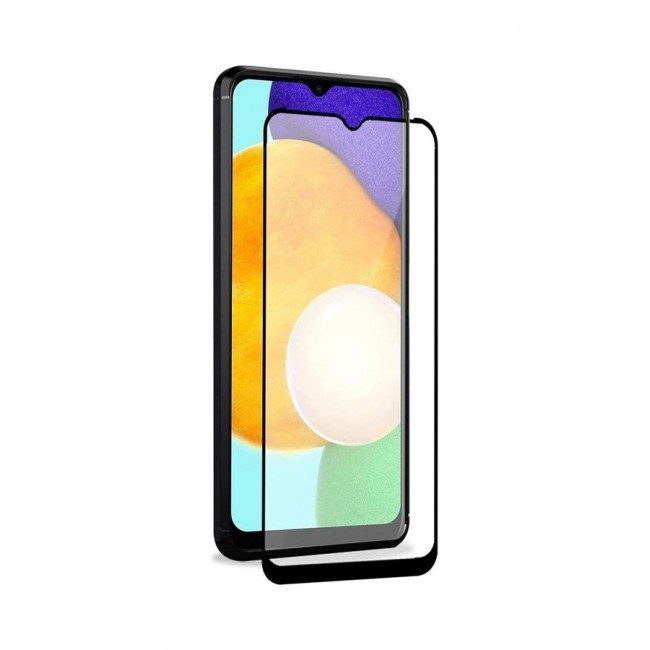 MARGOUN Tempered Glass Screen Protector Anti-Scratch Clear 3D HD Edge to Edge Full Coverage 9H Case Friendly Film For Samsung Galaxy A03s 6.5 inch Clear/Black