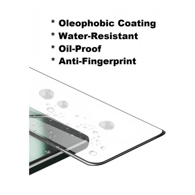 MARGOUN OnePlus 11 Screen Protector Tempered Glass 9H Anti-Scratch Shatterproof HD Curved Edge to Edge Full Coverage Film 6.7 inch Clear/Black