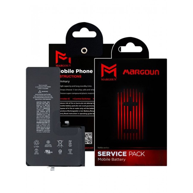 MARGOUN 3969 mAh iPhone 11 Pro Max Battery Rechargeable Internal Replacement Battery Multicolor