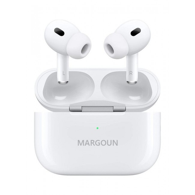 MARGOUN Pro 2 Wireless In Ear Bluetooth With ANC Active Noice Cancelation Build In Microphone Earbuds White