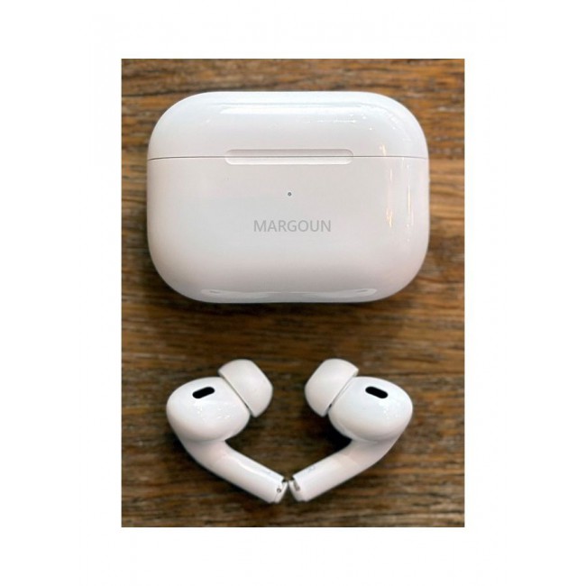 MARGOUN Pro 2 Wireless In Ear Bluetooth With ANC Active Noice Cancelation Build In Microphone Earbuds White
