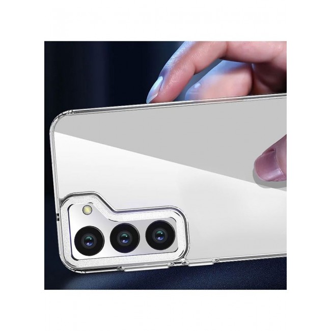 MARGOUN Pack Of 2 Samsung Galaxy S23 Plus Case With Screen Protector White Edge Clear