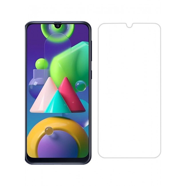 MARGOUN Samsung Galaxy M21 Screen Protector Tempered Glass Full Glue Back Clear