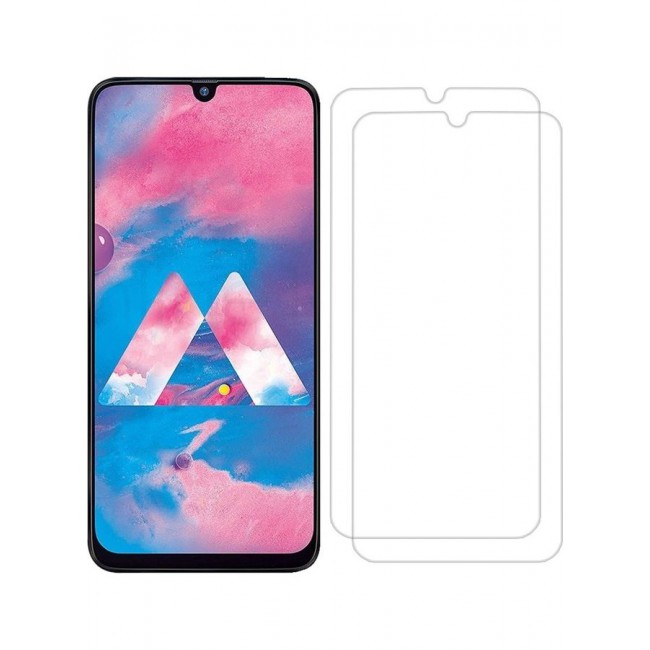 MARGOUN 2 Pack For Samsung Galaxy A30 Screen Protector Tempered Glass Full Glue Back Clear
