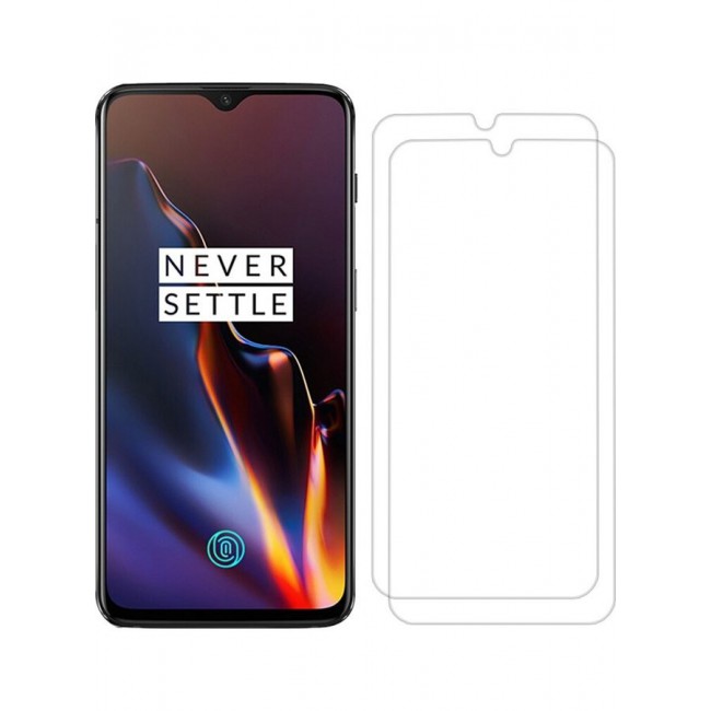 MARGOUN 2 Pack For OnePlus 6T Screen Protector Tempered Glass Full Glue Back Clear