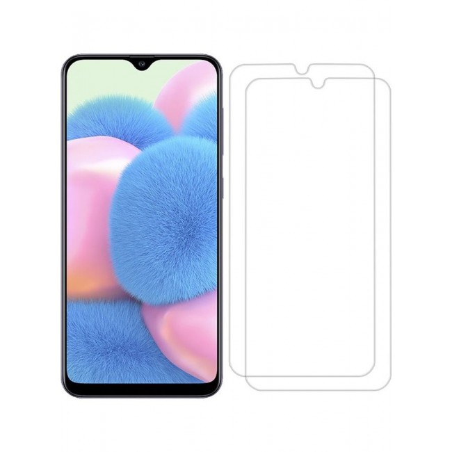 MARGOUN 2 Pack For Samsung Galaxy A30s Screen Protector Tempered Glass Full Glue Back Clear