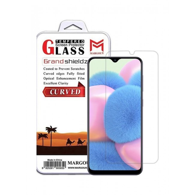 MARGOUN Samsung Galaxy A30s Screen Protector Tempered Glass Full Glue Back Clear