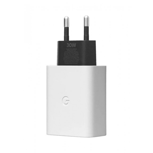 Google 30W USB C Fast 2 Pins Charger White