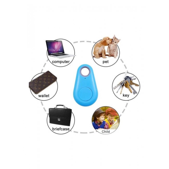 MARGOUN Smart Tag Itag Bluetooth Tracker Key Finder Locator For Phone Key Item Pets Children Blue
