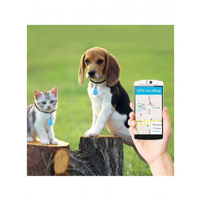 MARGOUN Smart Tag Itag Bluetooth Tracker Key Finder Locator For Phone Key Item Pets Children Blue