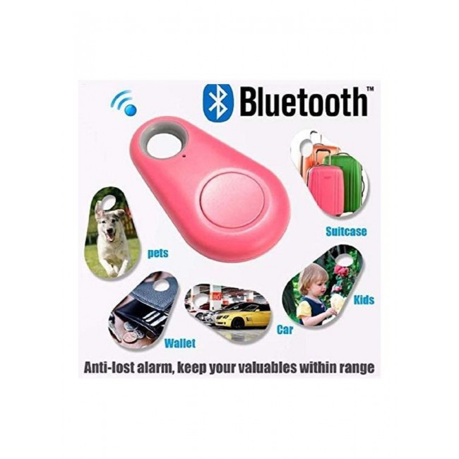 MARGOUN Smart Tag itag Bluetooth Tracker Key Finder Locator For Phone Key Item Pets Children Pink