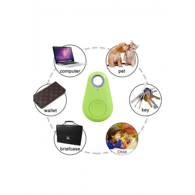 MARGOUN Smart Tag itag Bluetooth Tracker Key Finder Locator For Phone Key Item Pets Children Green