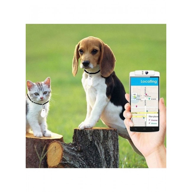 MARGOUN Smart Tag itag Bluetooth Tracker Key Finder Locator For Phone Key Item Pets Children White