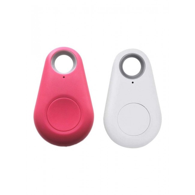MARGOUN 2 Pack For Smart Tag itag Bluetooth Tracker Key Finder Locator for Phone Key Item Pets Children Pink/White
