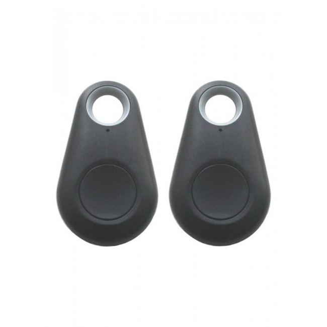 MARGOUN 2 Pack For Smart Tag Itag Bluetooth Tracker Key Finder Locator For Phone Key Item Pets Children Black