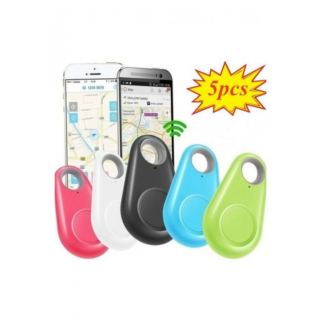 MARGOUN 5 Pack For Smart Tag itag Bluetooth Tracker Key Finder Locator For Phone Key Item Pets Children Multicolour