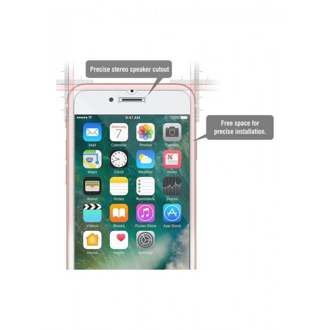 MARGOUN Apple Iphone 8 And 7 Tempered Glass Screen Protector Anti Scratch Bubble Free Clear