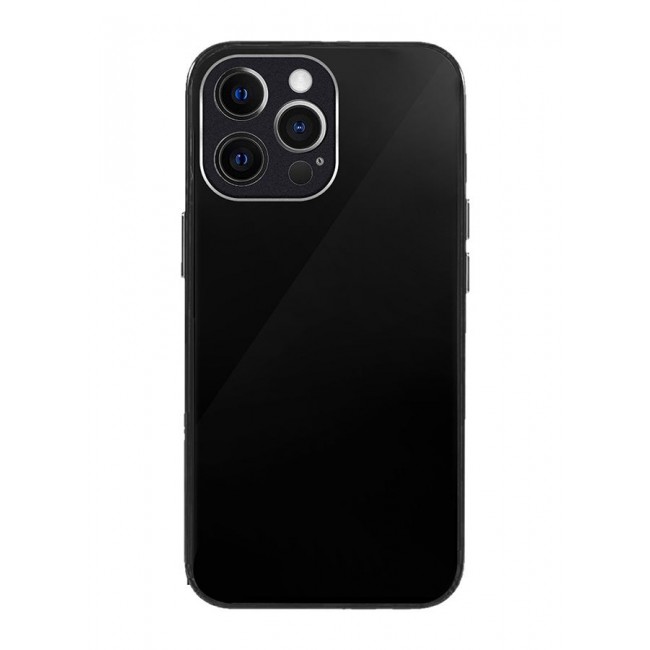 MARGOUN Electroplated Case Cover for Apple iPhone 12 Pro, Hard Glossy Case Camera Protection Shockproof Anti Fall Case - Black