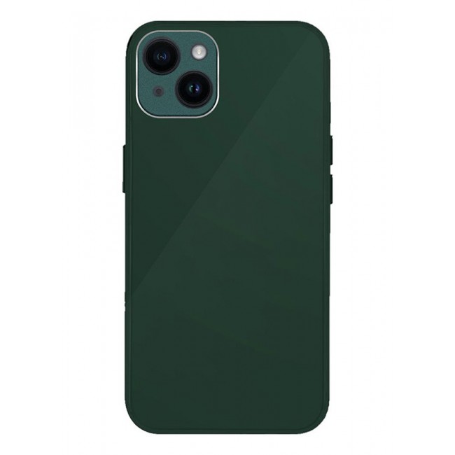 MARGOUN Electroplated Case Cover for Apple iPhone 14 Plus, Hard Glossy Case Camera Protection Shockproof Anti Fall Case - Green