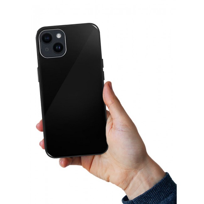 MARGOUN Electroplated Magnetic Case Cover for Apple iPhone 14 Plus, Protective Case Fashionable Full Covered Shockproof Phone Cover With Magnetic Ring - Black