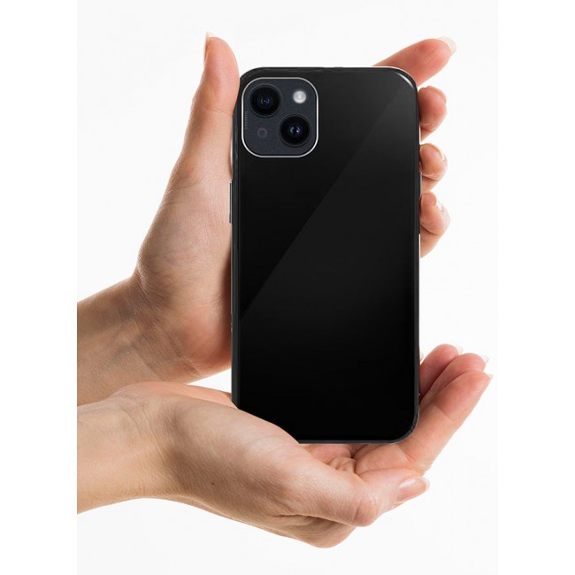 MARGOUN Electroplated Magnetic Case Cover for Apple iPhone 14 Plus, Protective Case Fashionable Full Covered Shockproof Phone Cover With Magnetic Ring - Black