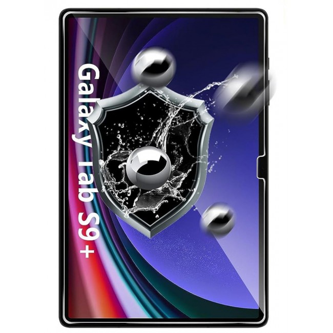 MARGOUN 2 Pack For Samsung Galaxy Tab S9 Plus Screen Protcetor Scratch And Shatter Resistant Anti Bubble Glass Clear