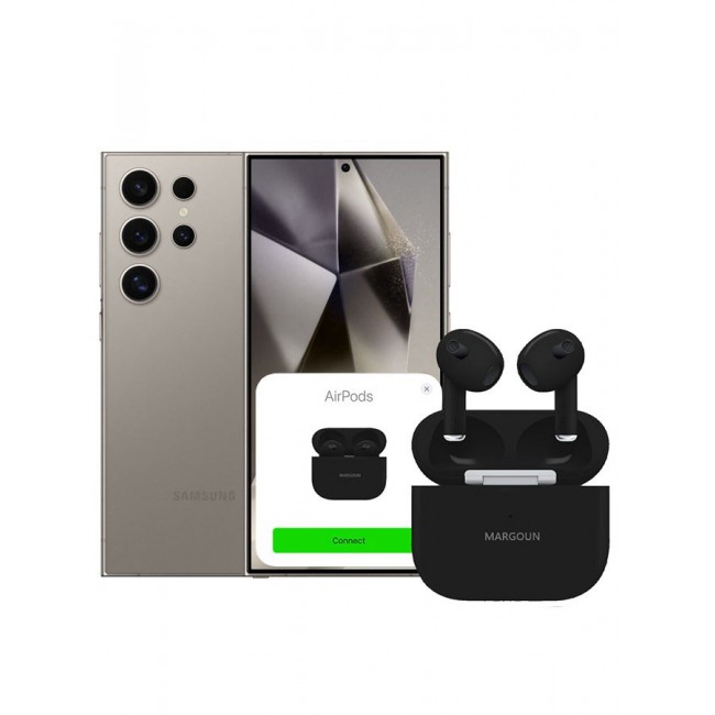 MARGOUN Samsung Galaxy S24 Ultra Bluetooth Headphones With Charging Case Wireless Earbuds 3Rd Generation Bluetooth Sport In-Ear Headphones Hi-Fi Stereo Sound Noise Reduction Black