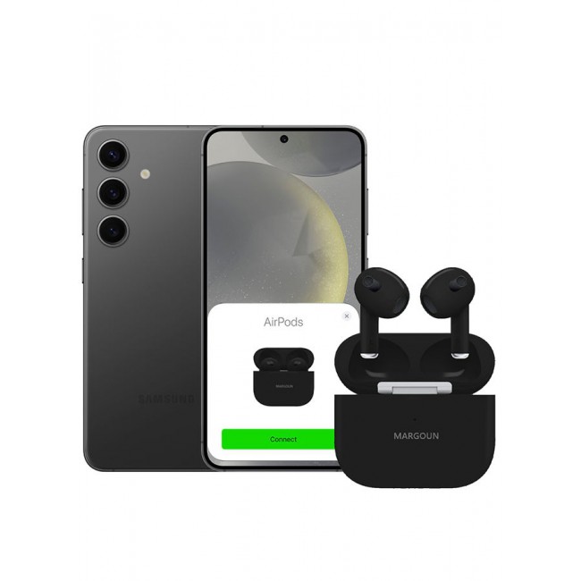 MARGOUN Samsung Galaxy S24 Bluetooth Headphones With Charging Case Wireless Earbuds 3Rd Generation Bluetooth Sport In-Ear Headphones Hi-Fi Stereo Sound Noise Reduction Black