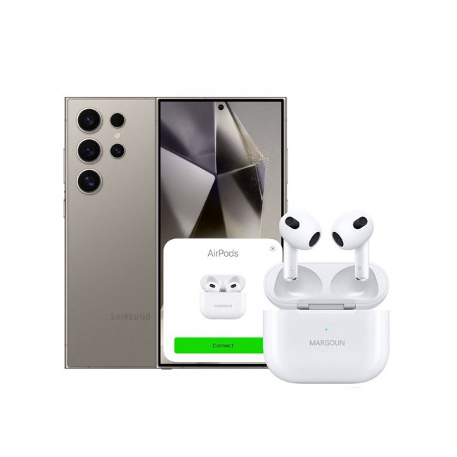 MARGOUN Samsung Galaxy S24 Ultra Bluetooth Headphones With Charging Case Wireless Earbuds 3Rd Generation Bluetooth Sport In-Ear Headphones Hi-Fi Stereo Sound Noise Reduction White