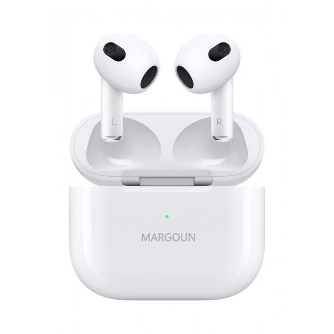 MARGOUN Samsung Galaxy S24 Ultra Bluetooth Headphones With Charging Case Wireless Earbuds 3Rd Generation Bluetooth Sport In-Ear Headphones Hi-Fi Stereo Sound Noise Reduction White