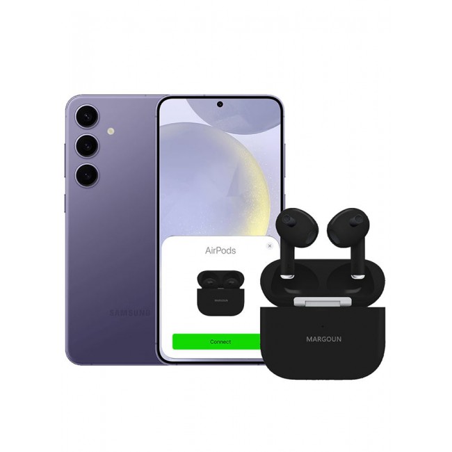 MARGOUN Samsung Galaxy S24 Plus Bluetooth Headphones With Charging Case Wireless Earbuds 3Rd Generation Bluetooth Sport In-Ear Headphones Hi-Fi Stereo Sound Noise Reduction Black