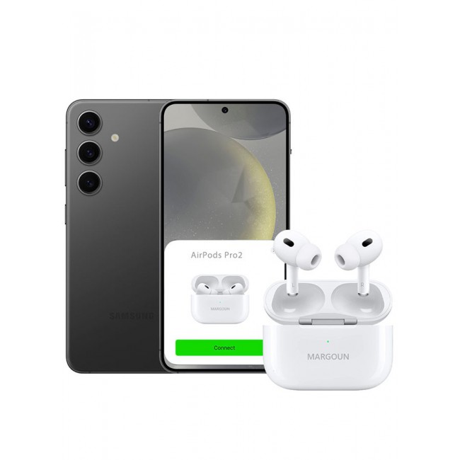 MARGOUN Samsung Galaxy S24 Bluetooth Headphones With Charging Case Wireless Earbuds Pro 2 Bluetooth Sport In-Ear Headphones Hi-Fi Stereo Sound Noise Reduction White
