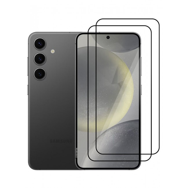 MARGOUN 2 Pack Samsung Galaxy S24 Screen Protector 9H Hardness Scratch Resistance Screen Protector Touch Sensitive Case Friendly Tempered Glass Film Clear
