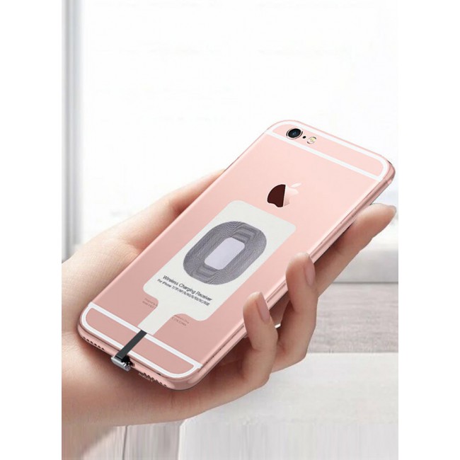 MARGOUN iPhone 6s Wireless Charging Receiver 5V 800mAh Wireless Charger Adapter Plug And Play Fast Charging Qi Receiver White