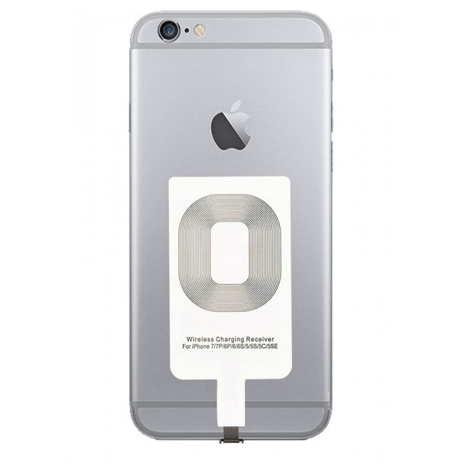 MARGOUN iPhone 6 Plus Wireless Charging Receiver 5V 800mAh Wireless Charger Adapter Plug And Play Fast Charging Qi Receiver White
