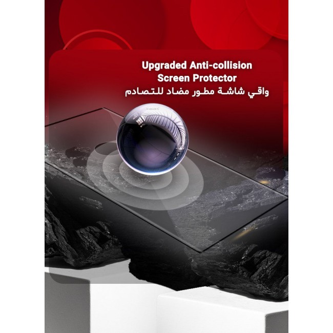 MARGOUN Samsung Galaxy Note20 Ultra 5G Tempered Glass Screen Protector Anti-Scratch Case Friendly HD Clear Protective Film Clear